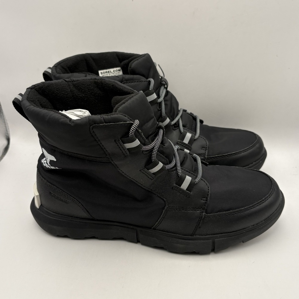 Sorel Womens Explorer II Carnival Sport Waterproof Boot Black 10.5M - Picture 4 of 8